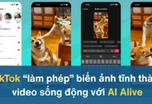 TikTok AI Live tạo video từ ảnh