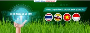GMO-Z.com RUNSYSTEM tiếp tục hợp tác cùng VFF mở bán vé các trận đấu U23 châu Á (Bảng K)