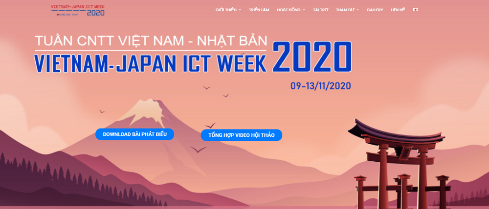 Tăng cường kết nối tại Vietnam Japan ICT Week 2020