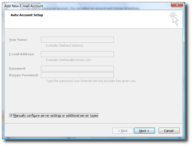 Backup dữ liệu mail lưu trên server về máy tính bằng Outlook 2007 3 Backup dữ liệu mail lưu trên server về máy tính bằng Outlook 2007 3