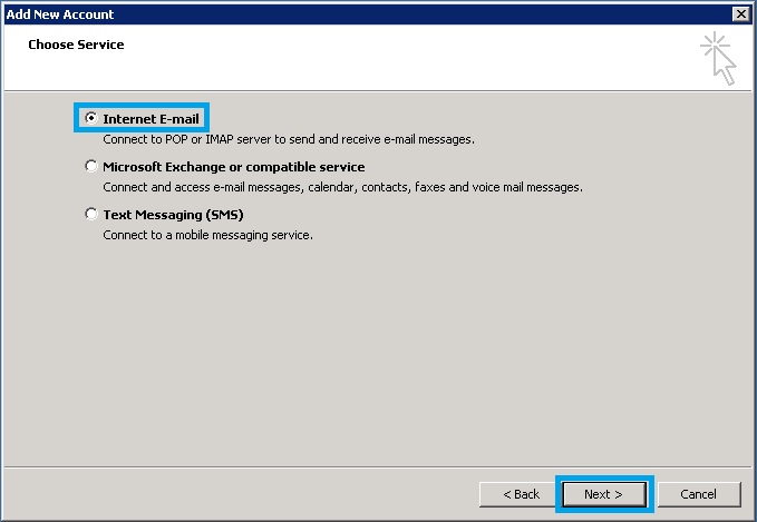 Bước 4 Backup dữ liệu mail lưu trên server về máy tính bằng Outlook 2010 Bước 4 Backup dữ liệu mail lưu trên server về máy tính bằng Outlook 2010