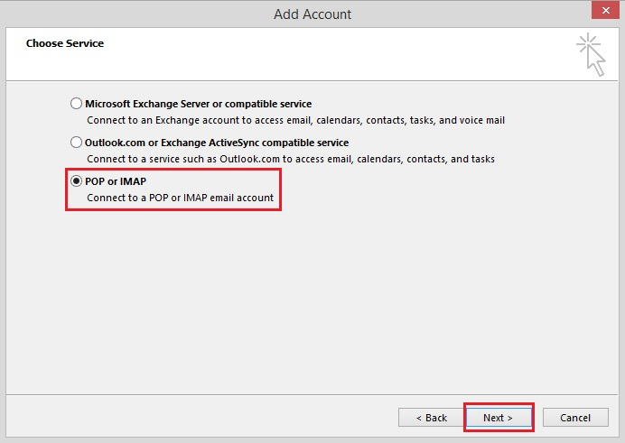 Bước 4 Backup dữ liệu mail lưu trên server về máy tính bằng Outlook 20132016 Bước 4 Backup dữ liệu mail lưu trên server về máy tính bằng Outlook 20132016