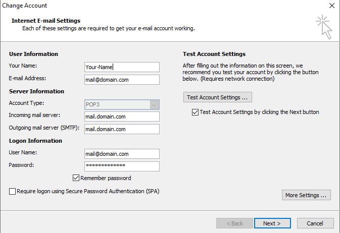 Bước 5 Backup dữ liệu mail lưu trên server về máy tính bằng Outlook 2010 Bước 5 Backup dữ liệu mail lưu trên server về máy tính bằng Outlook 2010