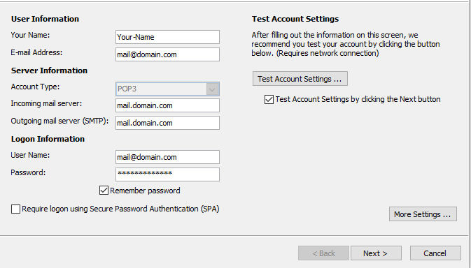 Bước 5 Backup dữ liệu mail lưu trên server về máy tính bằng Outlook 20132016 Bước 5 Backup dữ liệu mail lưu trên server về máy tính bằng Outlook 20132016
