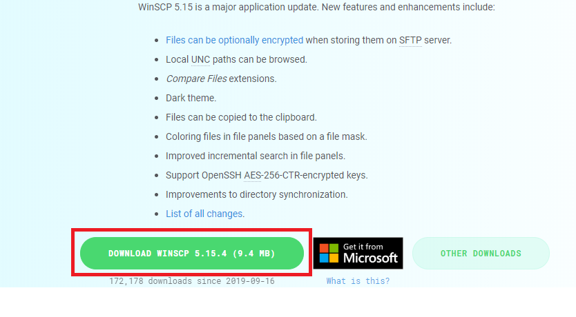 Tải và cài dặt WinSCP