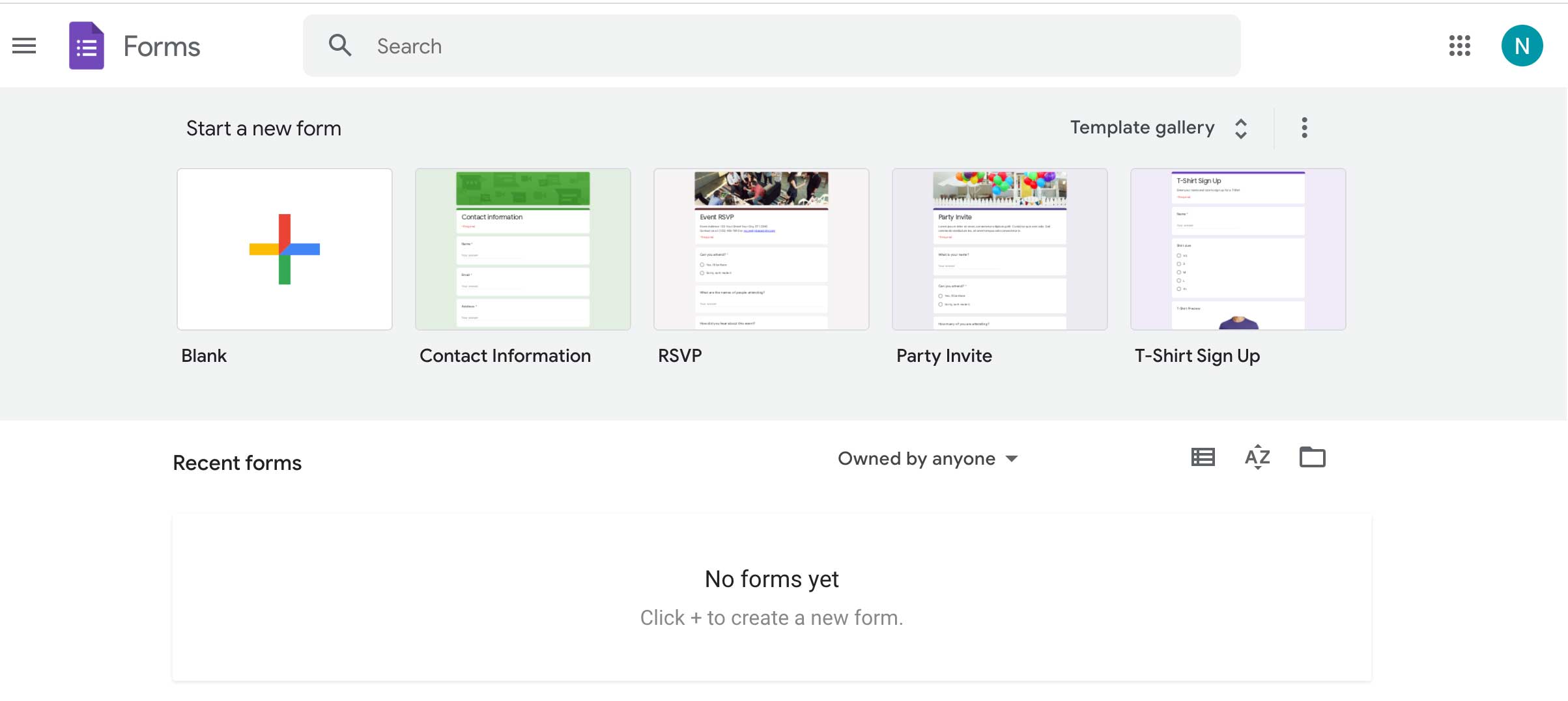 giao diện Google Form giao diện Google Form