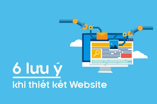 thiết kế website và những diều cần lưu ý