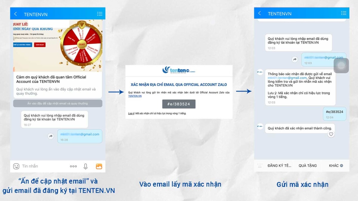 xác nhận email xác nhận email