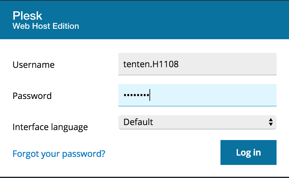 1. Dăng nhập quản trị hosting