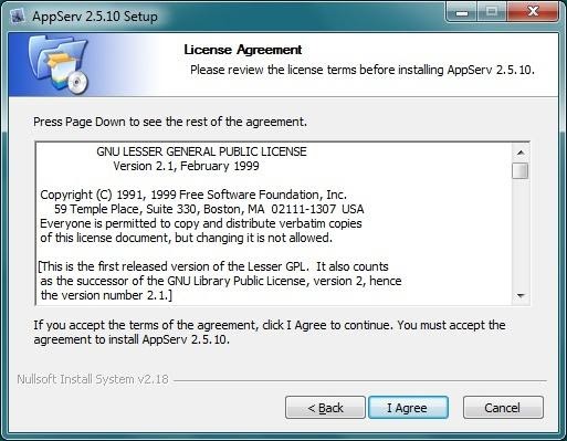 bước 2 cài appserv