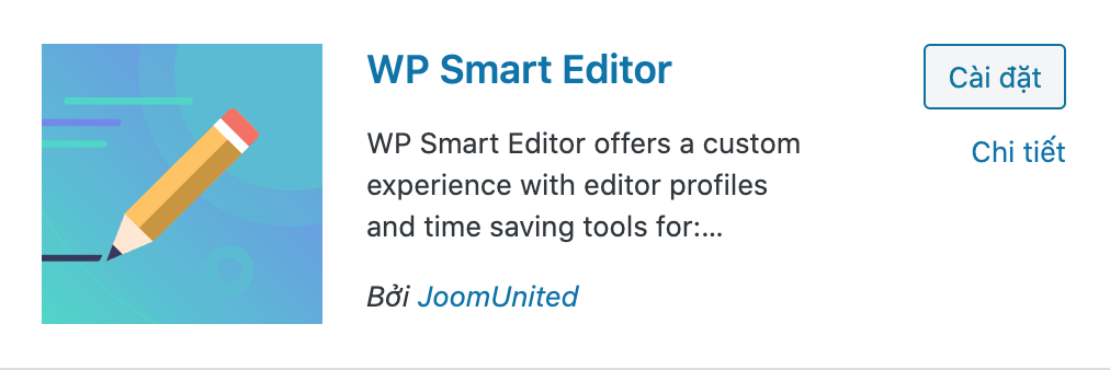 WP smart editor plugins wordpress