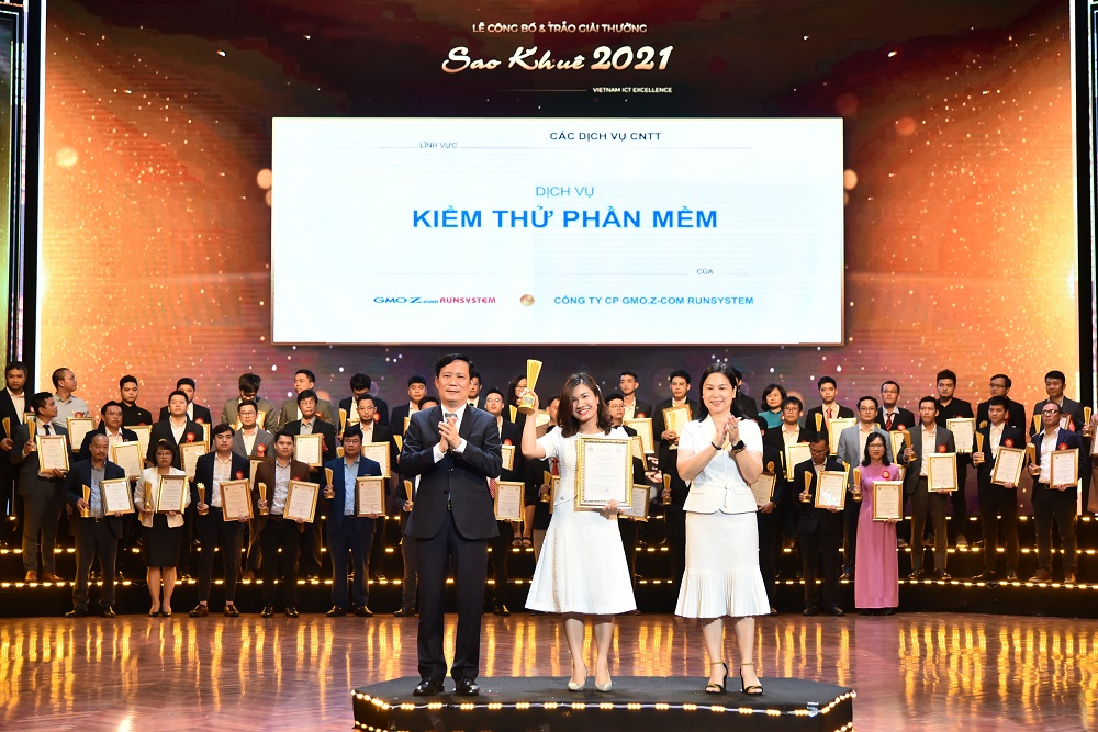 Dịch vụ Kiểm thử phần mềm của GMO Z.com RUNSYSTEM vinh dự nhận danh hiệu Sao Khuê 2021