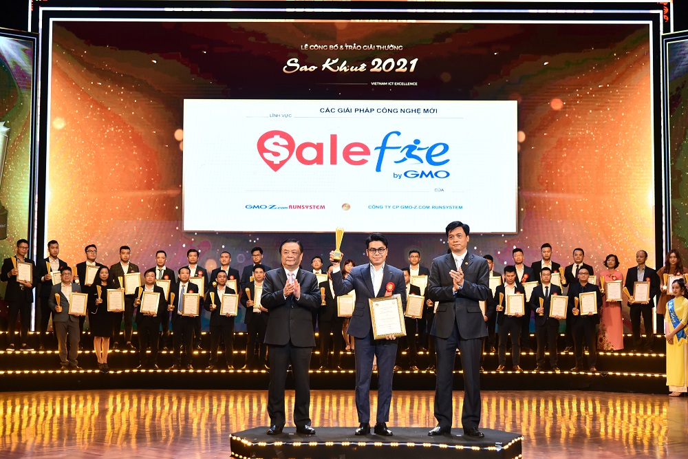 Giải pháp Salefie – Chuyển dổi số kênh phân phối dược vinh danh Sao Khuê 2021 tại hạng mục Các giải pháp công nghệ mới