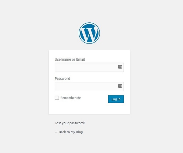 cách đăng nhập wordpress