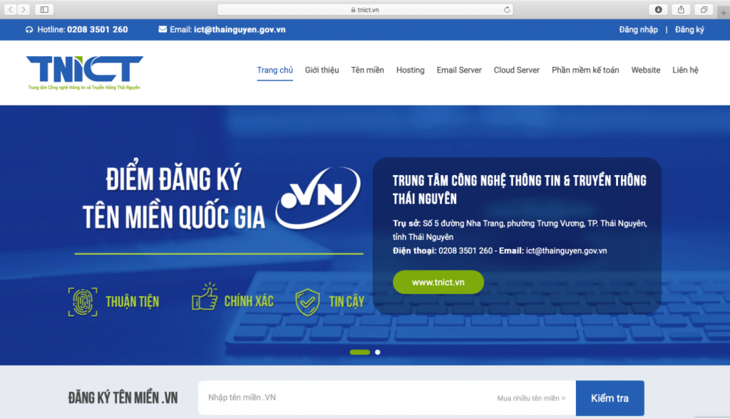 Tên miền quốc gia “.vn” đồng hành cùng Thái Nguyên phát triển kinh tế số