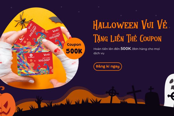 Halloween vui vẻ – Tặng liền thẻ coupon!!