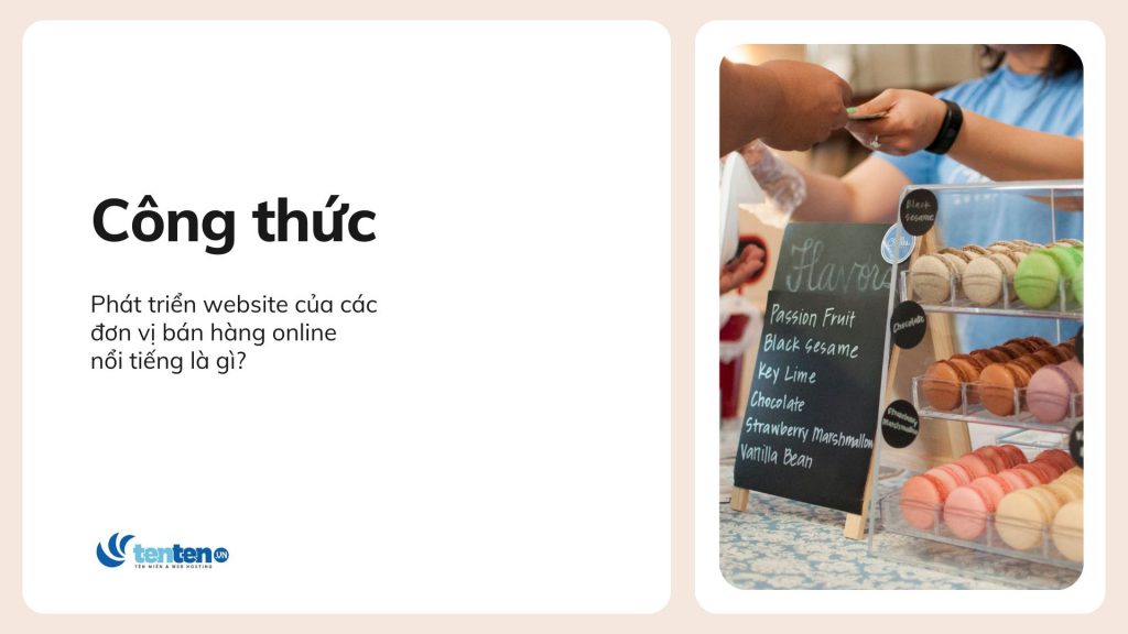 Công thức phát triển của các trang web bán hàng online nổi tiếng