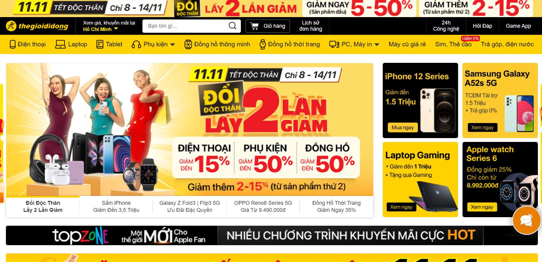 Bộ mẫu code giao diện web bán điện thoại