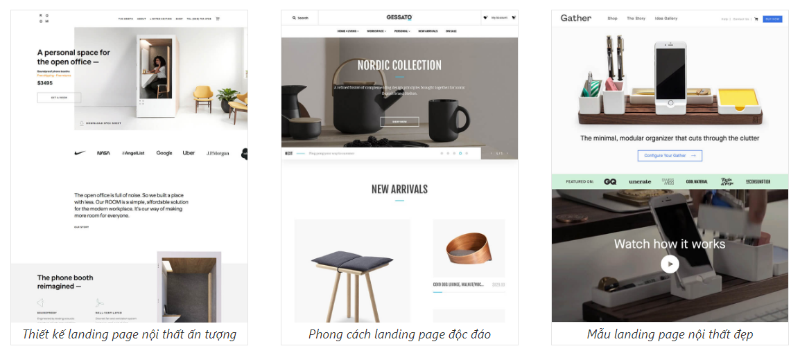 Tổng hợp 10 mẫu theme landing page nội thất đẹp nhất năm 2022
