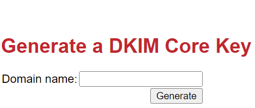 domain key generator