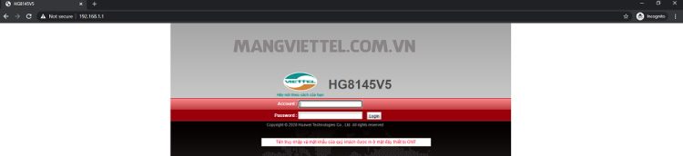 Lỗi không truy cập được địa chỉ IP Viettel