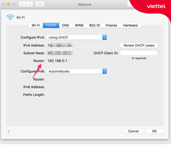 Cách tìm địa chỉ IP Viettel trên Mac