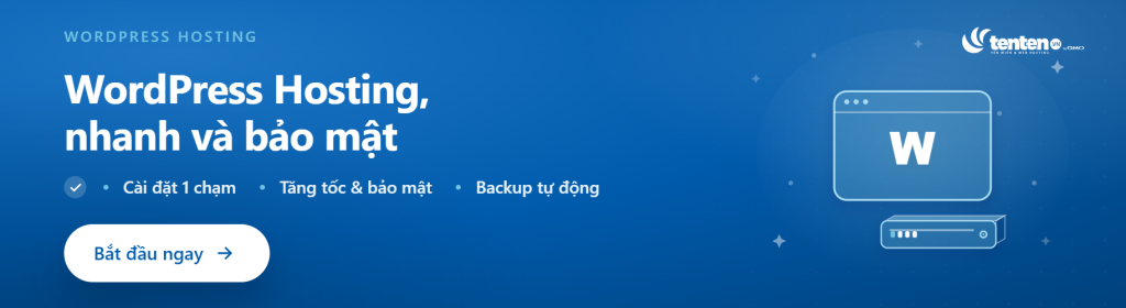 Banner CTA Wordpres hosting