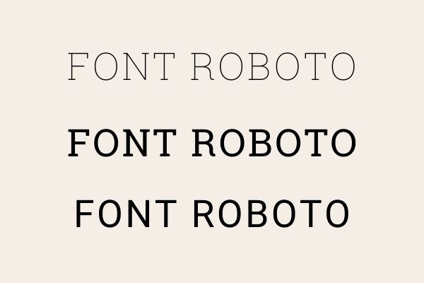 Font Roboto