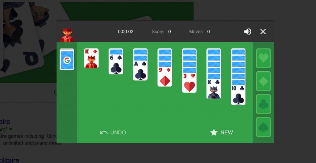 Cách chơi Solitaire trên Google