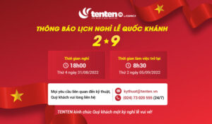 Thông báo lịch nghỉ lễ Quốc khánh 2/9/2022