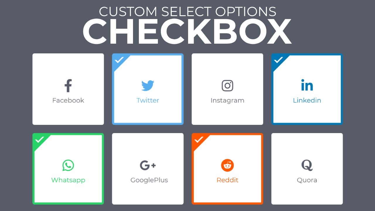 Checkbox HTML