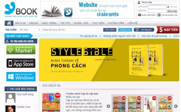 web đọc sách online 1