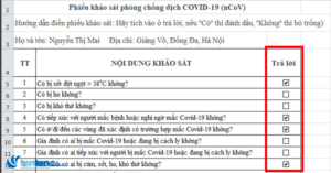 Cách làm/tạo checklist trong Excel cực nhanh và dễ