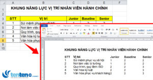 2 Cách copy từ Excel sang Word không kèm theo khung (bỏ khung)