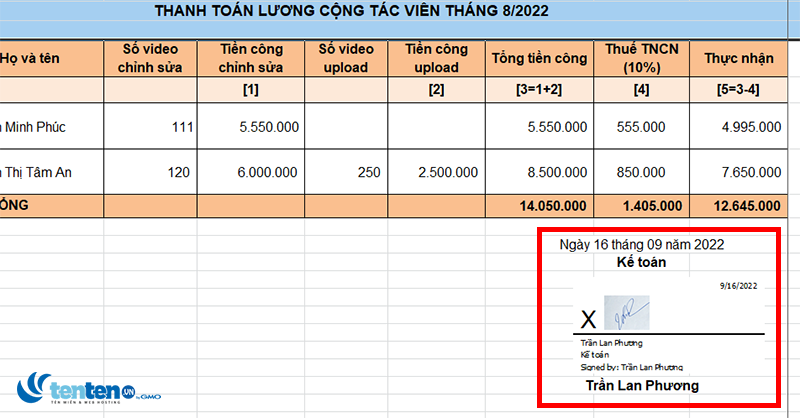 Với việc chèn chữ ký trong tài liệu Excel, bạn có thể tạo ra một bảng tính trông chuyên nghiệp hơn và từ đó, nâng cao khả năng thuyết trình của mình. Hãy xem hình ảnh liên quan đến từ khóa \