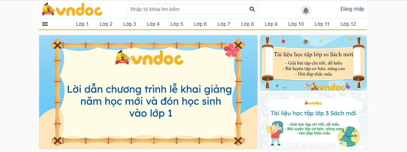 Top 7 các trang web tài liệu học tập chất lượng - tenten.vn