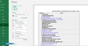 Hướng dẫn cách in nhiều sheet trong Excel nhanh chóng, đơn giản