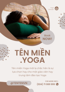 Sử dụng tên miền Yoga cho website phòng tập chuyên nghiệp