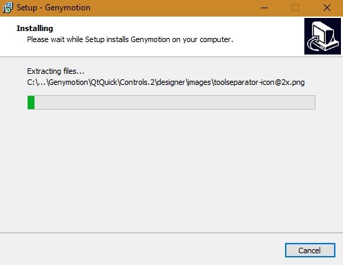 Genymotion cài đặt trên Windows 10