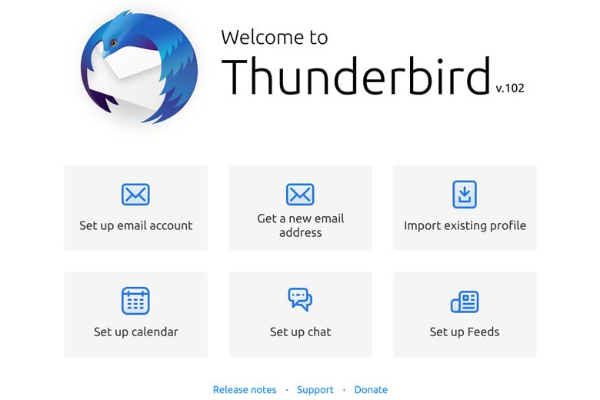 Thiết lập thunderbird email tự động