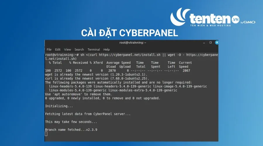 Cài đặt CyberPanel