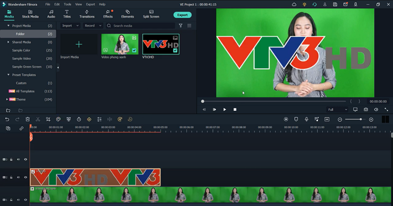 Nhập video và logo