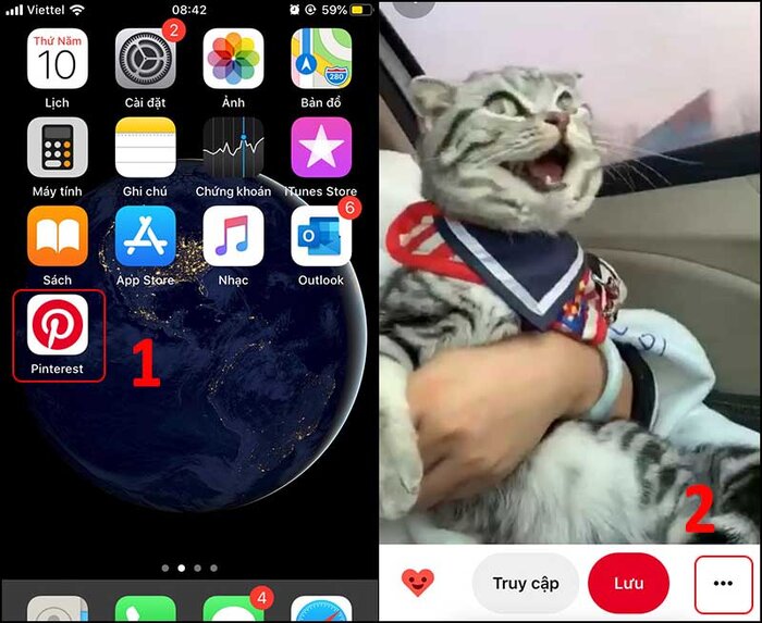 Cách tải video trên Pinterest về điện thoại cho iPhone