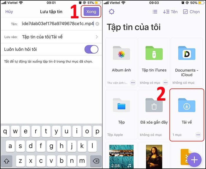 tải video trên Pinterest