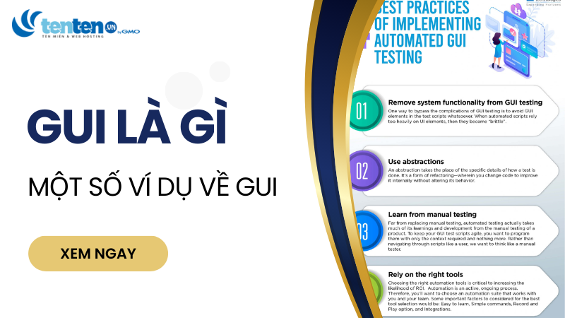 Test GUI là gì? Hướng dẫn toàn diện và chi tiết về kiểm thử giao diện người dùng