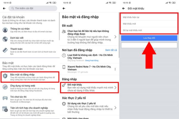 Lấy lại tài khoản Facebook bị hack bằng việc thay đổi mật khẩu