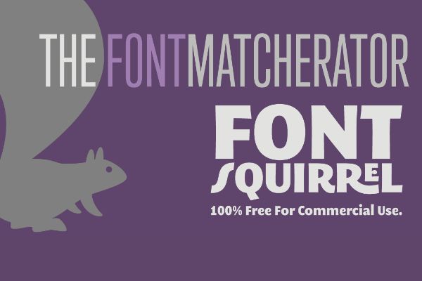 Tìm font chữ bằng hình ảnh với công cụ FontSquirrel Matcherator