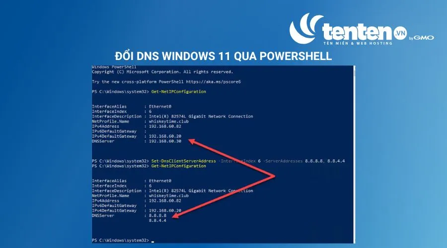 Kiểm tra lại cấu hình DNS
