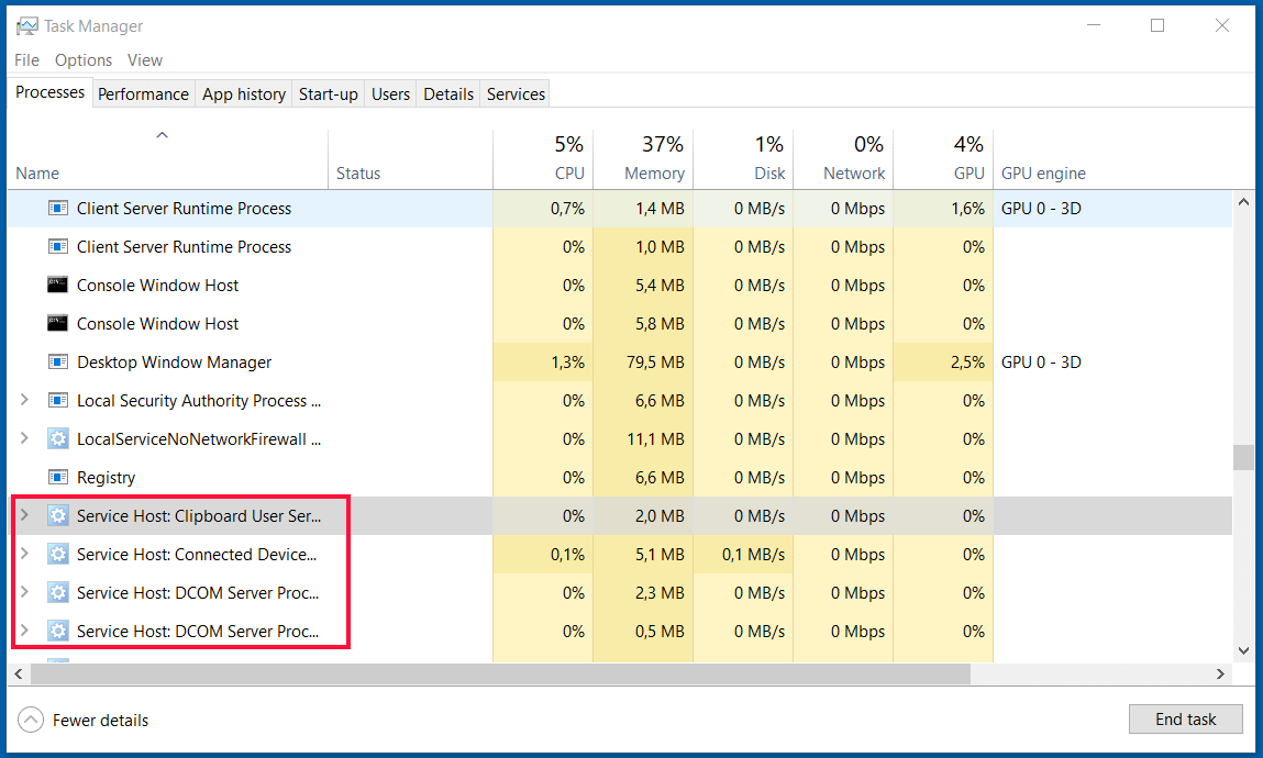 Hướng dẫn xử lý bằng Task Manager