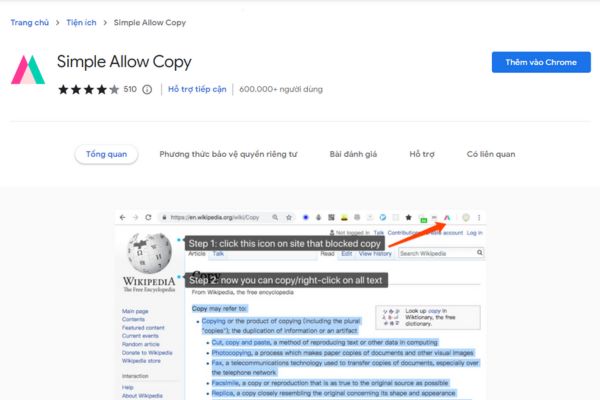 Cài tiện ích Copyfish ở trong Chrome